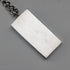 1977 British pure silver jubilee ingot pendant with pure silver necklace, total weight 42g, Ralph Weston